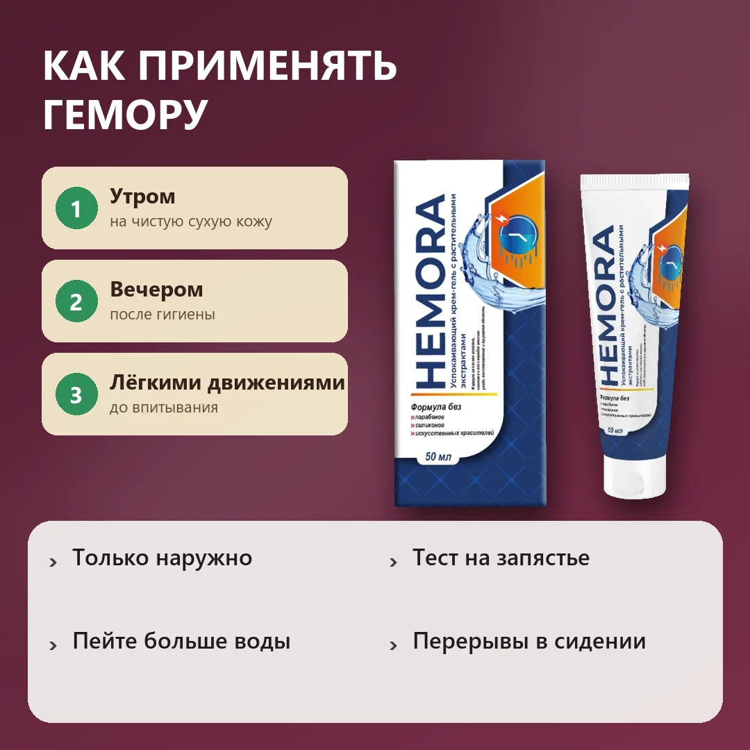 Как применять Гемору